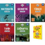 Okyanus Yayınları Tyt Iceberg Matematik Geometri Türkçe Tarih ve Coğrafya Soru Bankası 5li Set