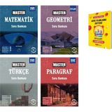 Okyanus Yayınları Tyt Master Matematik Türkçe Geometri ve Paragraf Soru Bankası Eşit Ağırlık 4lü Set