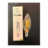 OKYANUSAYD 24 VOLT E14 DUYLU 4 WATT 275 LÜMEN TRAFO İLE ÇALIŞAN 2700 KELVİN E14 BUJİ LED AMPÜL