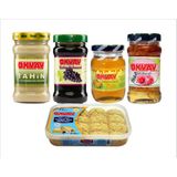 Okyay Avantaj Paketi 5'li! 300 gr Tahin, 400 gr Üzüm Pekmezi, 400 gr Gül Reçeli,450 gr Bak. Dil. Helva - 1 Adet
