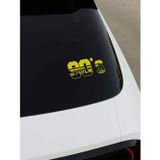 Okyay Works 90S Sticker - Sarı - Sarı