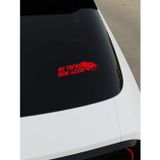 Okyay Works Bu Tofaş Seni Üzer Sticker - Kırmızı - Kırmızı