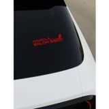 Okyay Works Havayla Balon Şişer Sticker - Kırmızı - Kırmızı