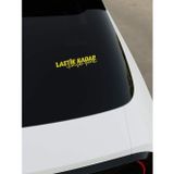 Okyay Works Lastik Kadar İçimizde Yandı Sticker - Sarı - Sarı