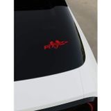 Okyay Works Rabbit Japan Sticker - Kırmızı - Kırmızı