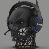 Olafigo Batman Temalı Gaming Kulaklık Standı - Özel Tasarım Headset Tutucu - Masaüstü Düzenleyici