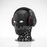 Olafigo Deadpool Temalı Kulaklık Standı - Özel Tasarım Gaming Headset Tutucu - Masaüstü Düzenleyici