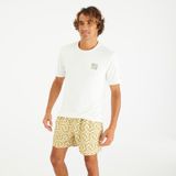 Olaian Erkek Standart Kalıp Kısa Kollu Uv Korumalı Tişört - Beyaz - Whıteflower - 2XL