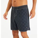 Olaian Erkek Uzun 18" Deniz Şortu/ Boardshort - Siyah - 500 CHECKY - 44