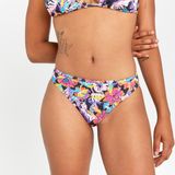 Olaian Kadın Standart Kesim Bikini Altı - Pembe - Desenli - NINA - 36
