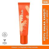 Olalab Torbalanma Koyu Halka Karşıtı Aydınlatıcı Vitamin C & Peptit 15 ml Göz Kremi