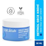 Olalab Yaşlanma Önleyici Yenileyici Nemlendirici Retinol Gece Yüz Kremi 50 ml Night Restore