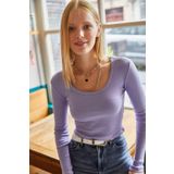 Olalook 00000027 Lila Kadın Crop Body