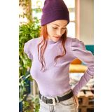 Olalook BLZ-19001595 Lila Kadın Bluz