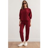 Olalook Kadın Bordo Basic Eşofman Takımı ETKM-0000069