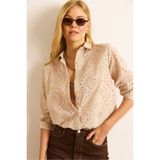 Olalook Kadın Taş Fisto Regular Fit Pamuk Gömlek GML-19001329