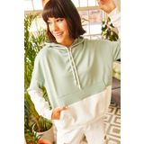 Olalook SWT-19000228 Mint Kadın Sweatshirt