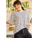 Olalook TSH-19000283 Beyaz Kadın T-shirt