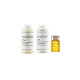 Olaplex No:4 Şampuan 250 ml - No:5 Bakım Kremi 250 ml - No:7 Bakım Yağı 30 ml