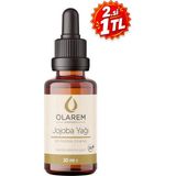 Olarem Essence Jojoba Yağı (Simmondsia Chinensis) Soğuk Sıkım Sabit Yağ 30 ml Damlalıklı Cam Şişe