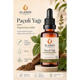 Olarem Essence Paçuli Yağı (Pogostemon Cablin) Uçucu Yağ 30 ml Damlalıklı Cam Şişe