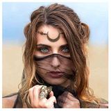 Olbye Moon Head Zincir Siyah Ham Kristal Saç Bandı Boho Saç Parçası Kadınlar ve Kızlar için Kişiselleştirilmiş Saç Zinciri