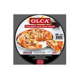 Olca 38 Cm Paslanmaz Çelik Pizza Tepsisi