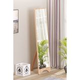 Olcay Aksesuar Dikdörtgen 150X43 cm Ayaklı Salon Antre Çocuk Odası Banyo Wc Yatak Odası Boy Aynası - Ahşap - 150 x 43 cm
