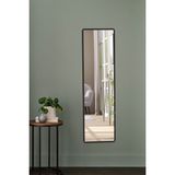Olcay Aksesuar Dikey 120X43 cm Hol Konsol Dresuar Antre Koridor Aynası Salon Banyo Wc Aynası - Siyah - 120 x 43 cm