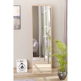 Olcay Aksesuar Düz Dikdörtgen 120X43 cm Ayaklı Salon Antre Çocuk Odası Banyo Wc Yatak Odası Boy Aynası - Ahşap - 120 x 43 cm