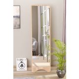 Olcayaksesuar Dikdörtgen Sonomo 120X43 Cm Ayaklı Salon Antre Çocuk Odası Banyo Wc Yatak Odası Boy Aynası