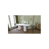 Olcayaksesuar Kubbeli Yemek Masası Mutfak Masası 180X90x75 Cm