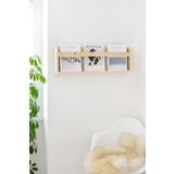 Olcayaksesuar Montessori Kitaplık Ahşap Duvar Rafı 70 Cm