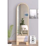 Olcayaksesuar Sonomo 120X43 Cm Ayaklı Tek Kubbeli Salon Antre Çocuk Odası Banyo Wc Yatak Odası Boy Aynası