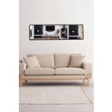 Olcayaksesuar Yatay 120X43 Cm Hol Konsol Dresuar Antre Koridor Aynası Salon Banyo Wc Aynası