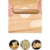 Ölçekli 65*45 Cm Silikon Hamur Açma Matı & Ahşap Cilalı Merdane & 3'lü Pasta Dekorasyon Seti