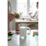 Ölçekli Cam Mini Süt Sosluk Sürahisi 100 Ml. 2 Li