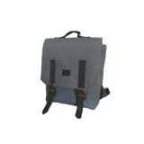 Old Cotton 7000 Suya Dayanıklı ( Gri)Kanvas Sırt Okul 15.6 Laptop Çantası