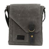 Old Cotton Cargo 7059 S Pretty Su Geçirmez Kumaş Omuz - Mini Laptop - Postacı Çantası - Antrasit