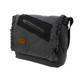Old Cotton Cargo 7136 Vintage Günlük Omuz Postacı Kanvas Okul 14 inch Laptop Çantası (Gri)