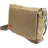 Old Cotton Cargo 7171 Unisex Su Geçirmez Leptop Omuz Çantasi Haki - Karışık
