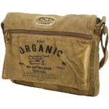 Old Cotton Cargo 8128 Mulater Salaş Kanvas Omuz Postacı Laptop Okul Seyahat Günlük Pamuk Kumaş Çanta