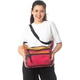 Old Cotton Cargo 8204 Jayla Bag - Postacı Omuz Çantası - Kadın Omuz Çantası - (Görsel ile birebir aynı değil yakın renklerde aynı tarz ve model de sadece size özel) - Okul Çantası - Açık Pembe