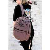 old cotton cargo Old Cotton Kaliteli Tek Bölmeli Vintage Disayn Sırt Gezi Çantası Zermatt Bag 5122