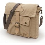 Old Cotton Cargo Postacı Omuz Kanvas Tablet Evrak Laptop Okul Notebook Çantası – 7170 - Bej