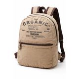 Old Cotton Cargo Sırt Çantası Kanvas Kumaş Bej Unisex Günlük Okul Seyahat Laptop Çantası
