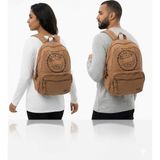 Old Cotton Organik Gabardin Kumaş Sırt Çantası - Hardal