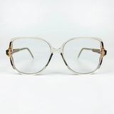 Old Space Vintage Mavi Işık Korumalı Vintage Gözlük – 70’ler Retro – Şeffaf Desenli Kemik Çerçeve