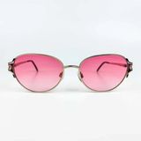 Old Space Vintage Vintage Güneş Gözlüğü – 1980’LER Retro Gold Metal Çerçeve & Pembe Degrade Camlı Gözlük OSV673