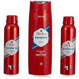 Old Spice 400 ml Duş Jeli + 2x150 ml Sprey Deo Whitewater